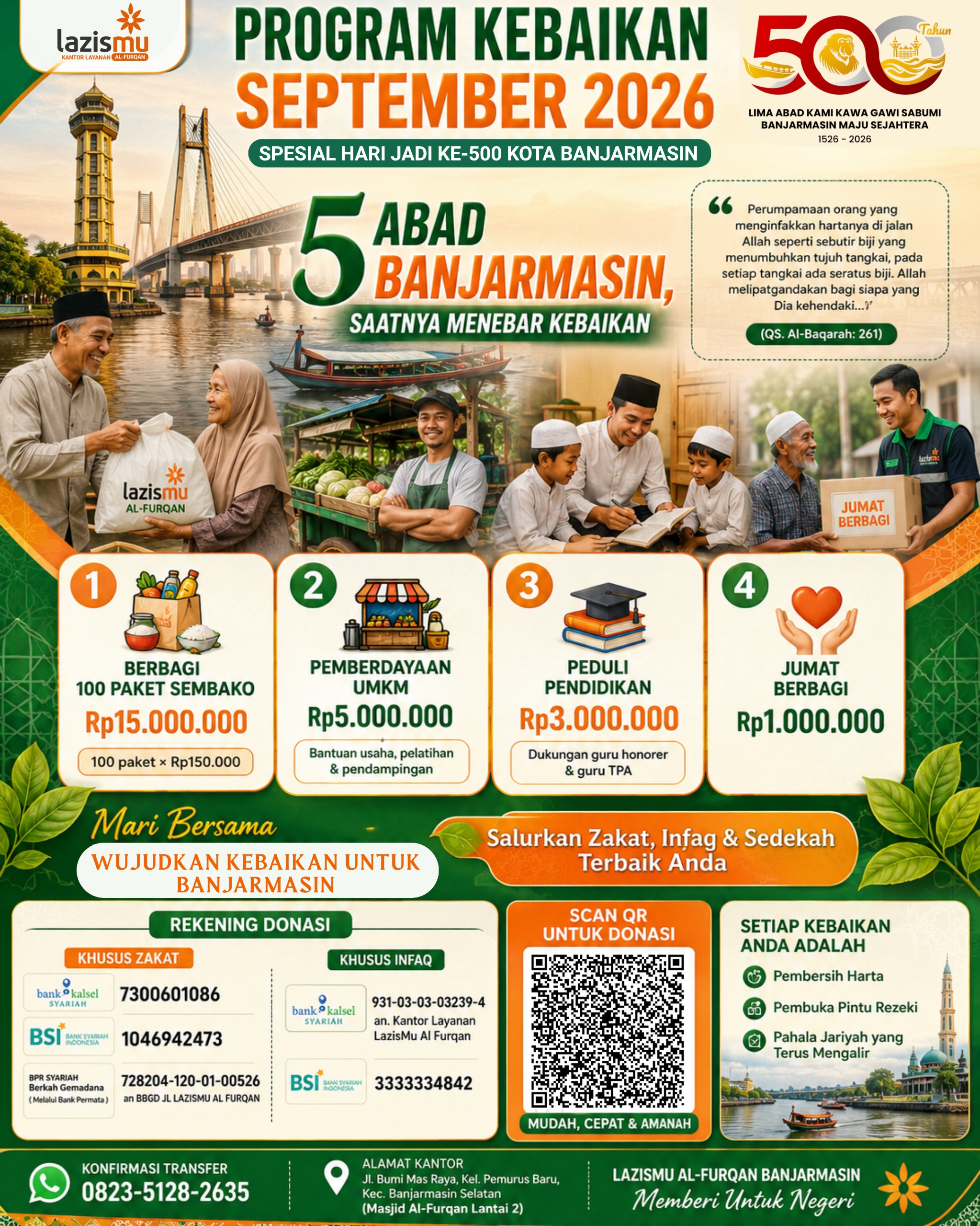 5 ABAD BANJARMASIN, JADILAH BAGIAN DARI KEBAIKAN